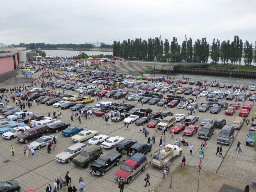 US Car Treffen Born to drive Waterfront Bremen 13 August 2016