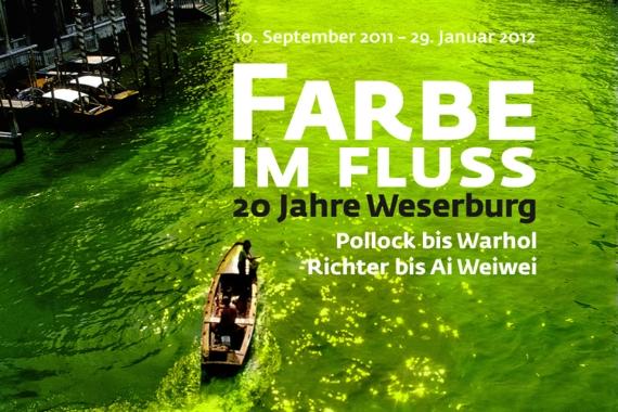 Farbe im Fluss