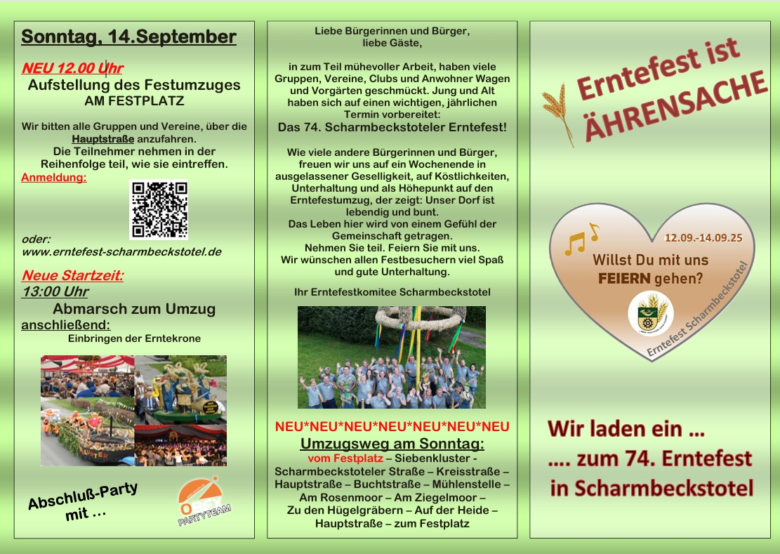 Erntefest Scharmbeckstotel
