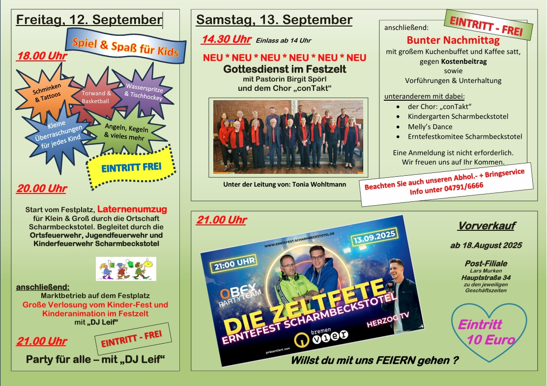 Erntefest Scharmbeckstotel