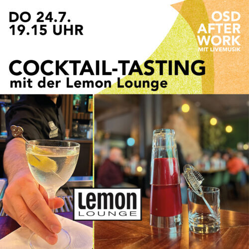 Cocktail-Tasting mit der Lemon Lounge