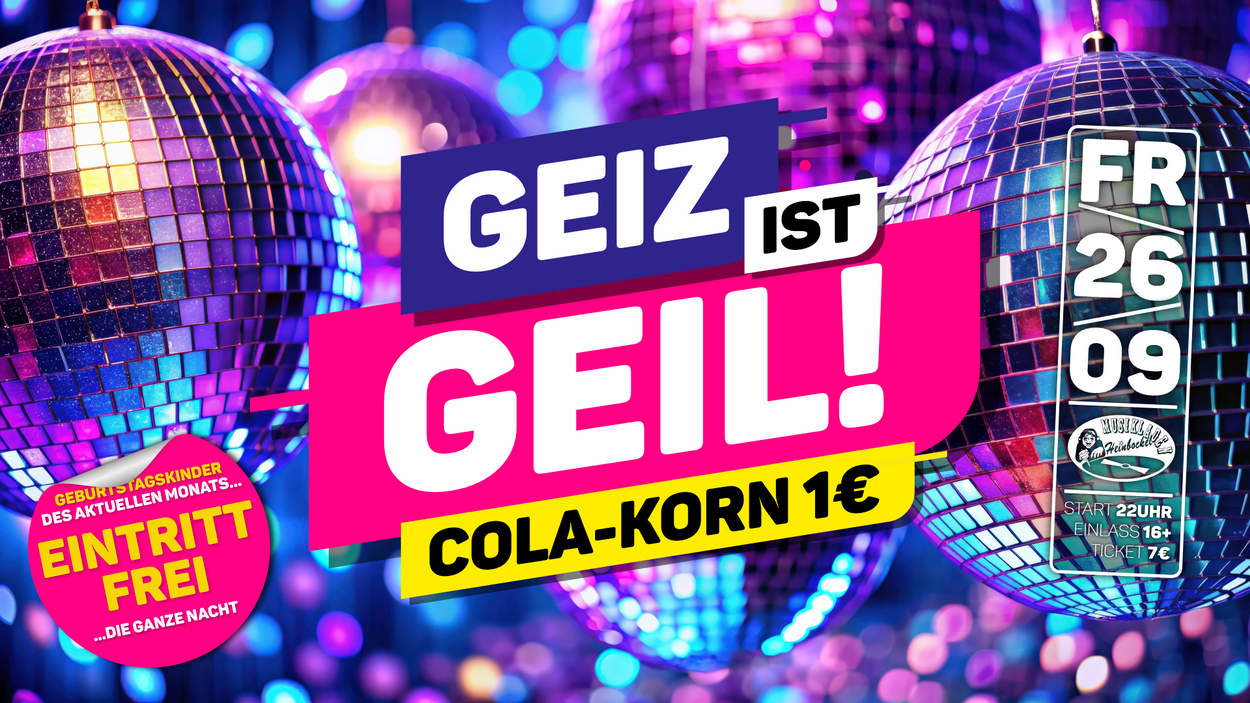 Geiz ist geil | Birthdayspecial September