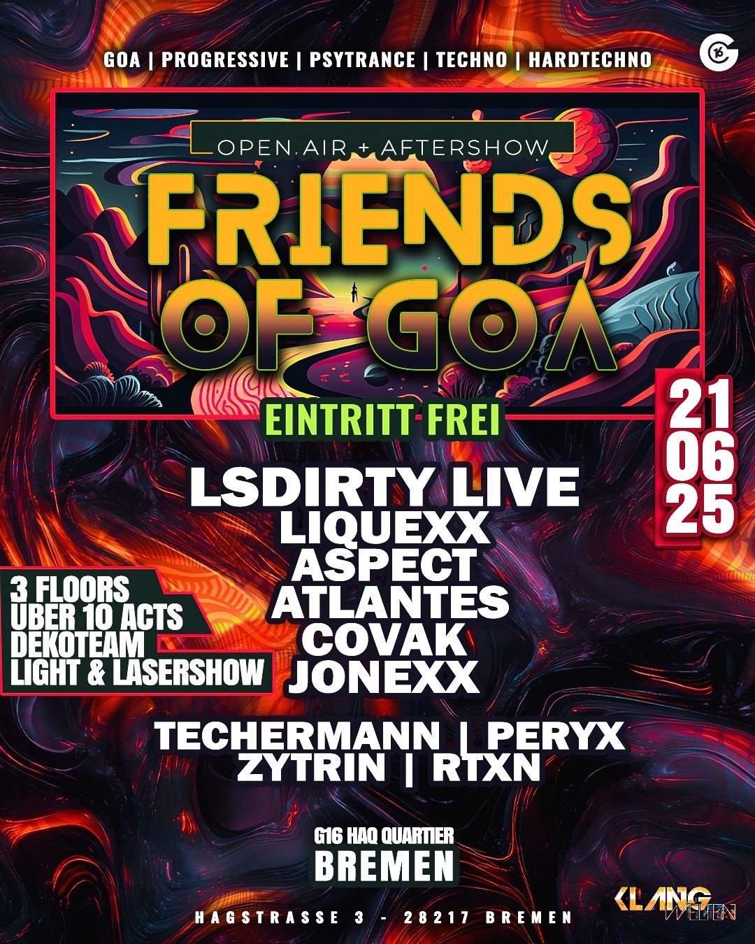 Friends of Goa / kostenloses Open Air + Aftershow