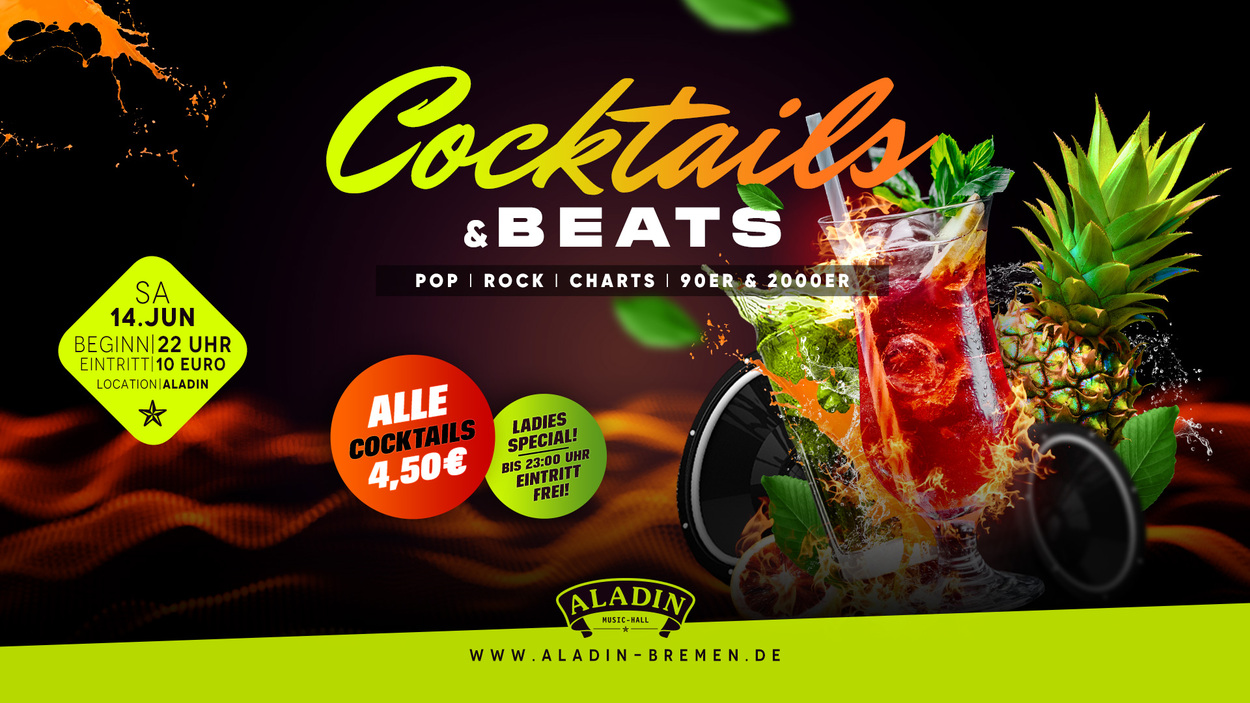 Cocktails & Beats - Coole Drinks & heiße Beats!