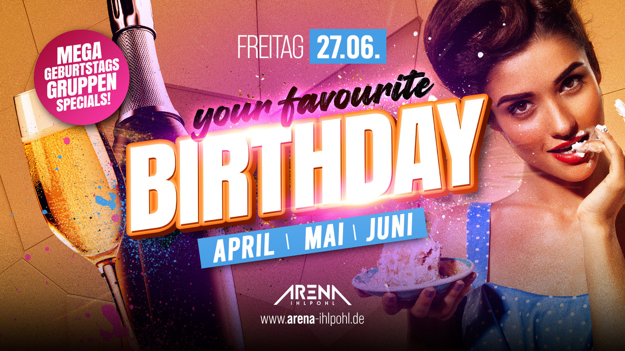 YOUR Favourite BIRTHDAY - APRIL | MAI | JUNI
