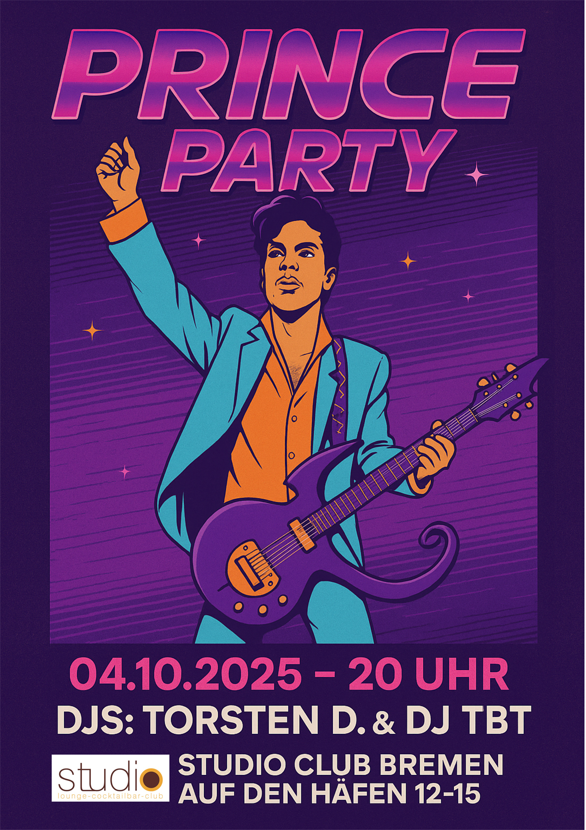 PRINCE PARTY BREMEN – DANCE THE DANCE ELECTRIC