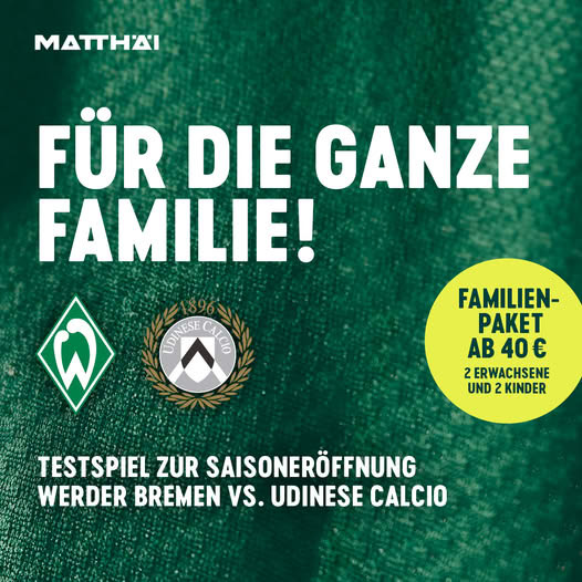 SV Werder Bremen - Udinese Calcio