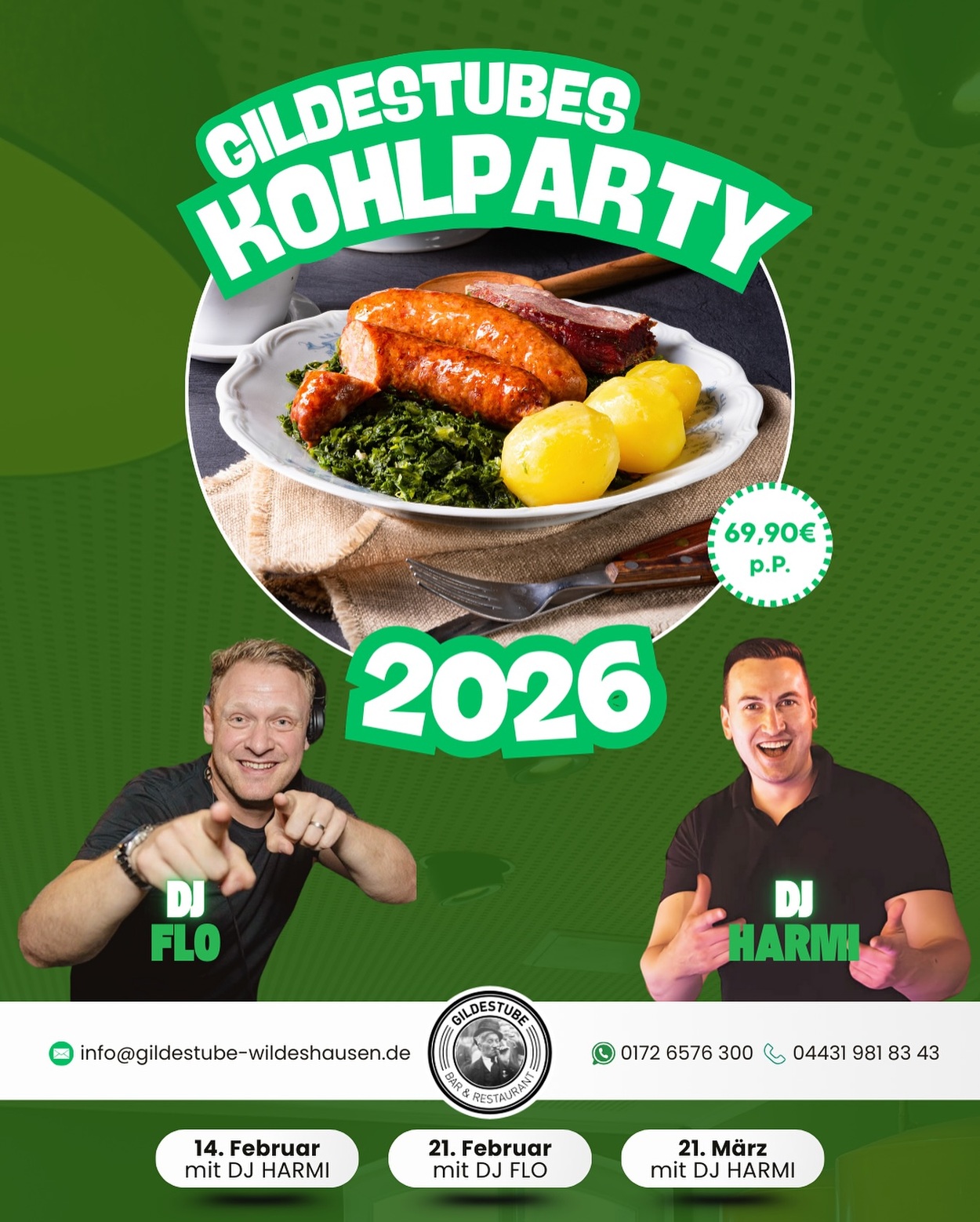 Gildestube’s Kohlfahrten 2026