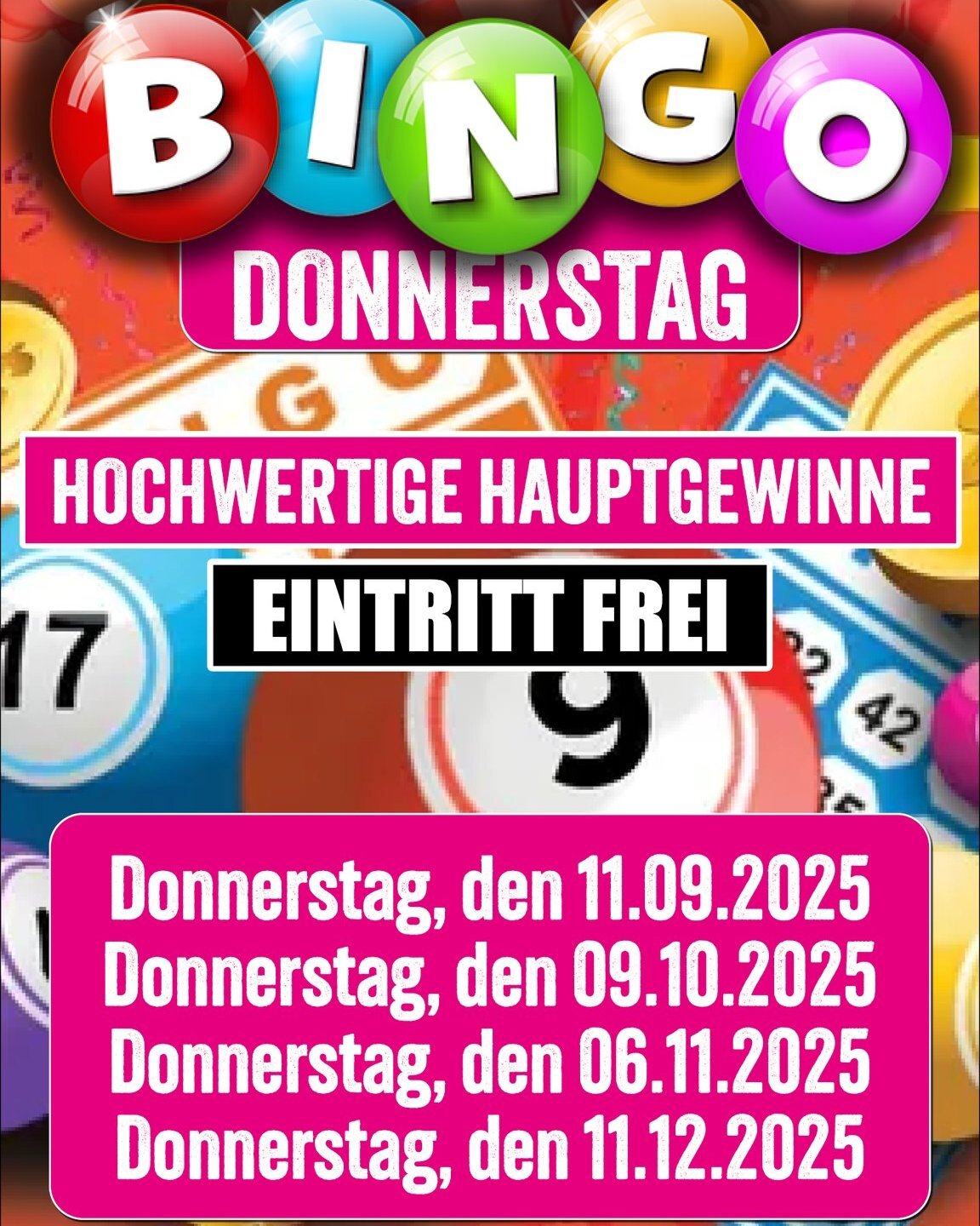 BINGO Donnerstag