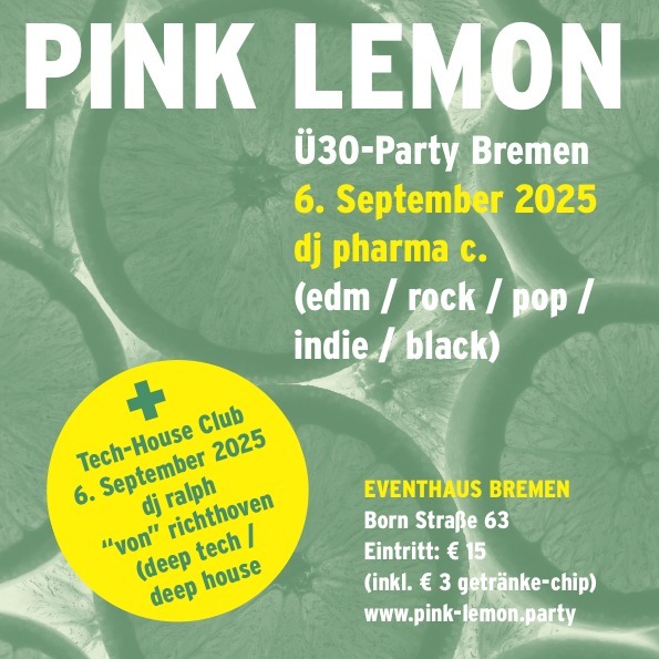 Pink Lemon Party Ü30