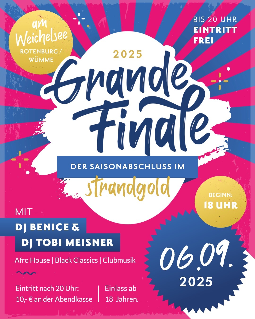 GrandeFinale - der Saisonabschluss im strandgold 