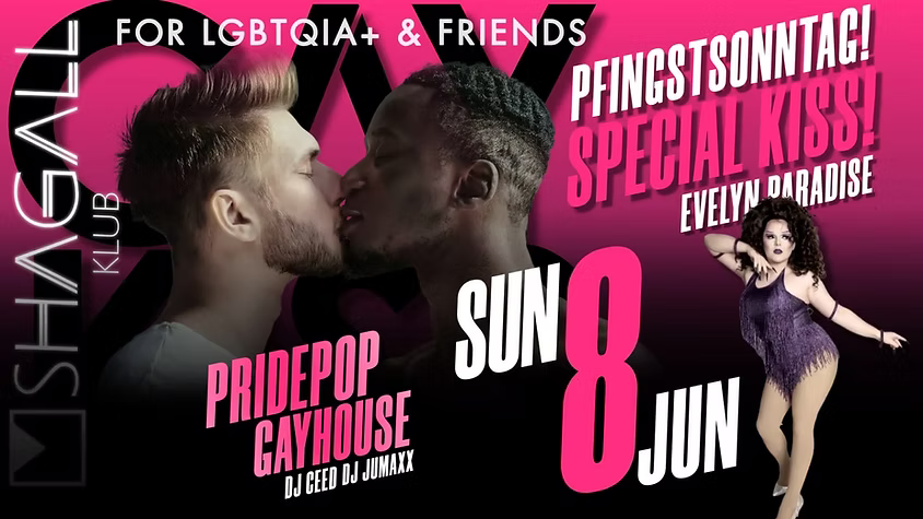 GAYKISS CLUBBING - SPECIAL KISS PFINGSTSONNTAG