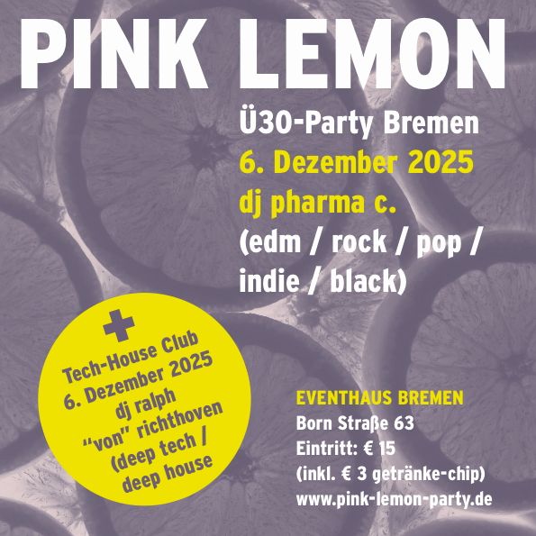 Pink Lemon Party Ü30
