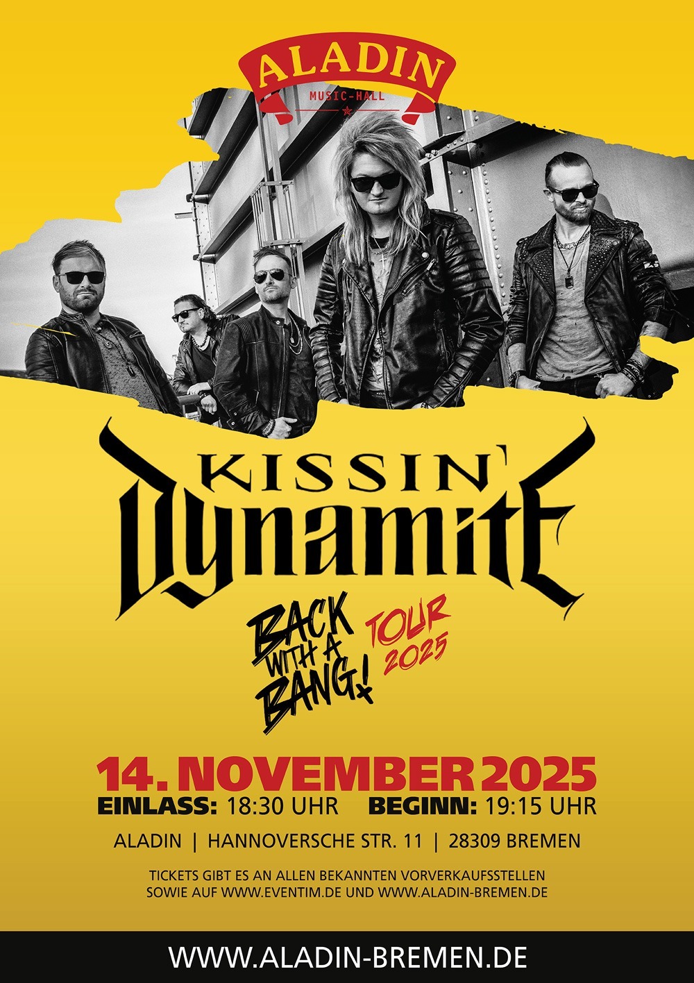 KISSIN’ DYNAMITE + Special Guests