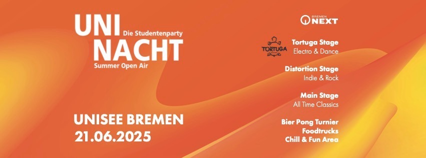 UNI NACHT - SOMMER OPEN AIR 2025 - VERSCHOBEN