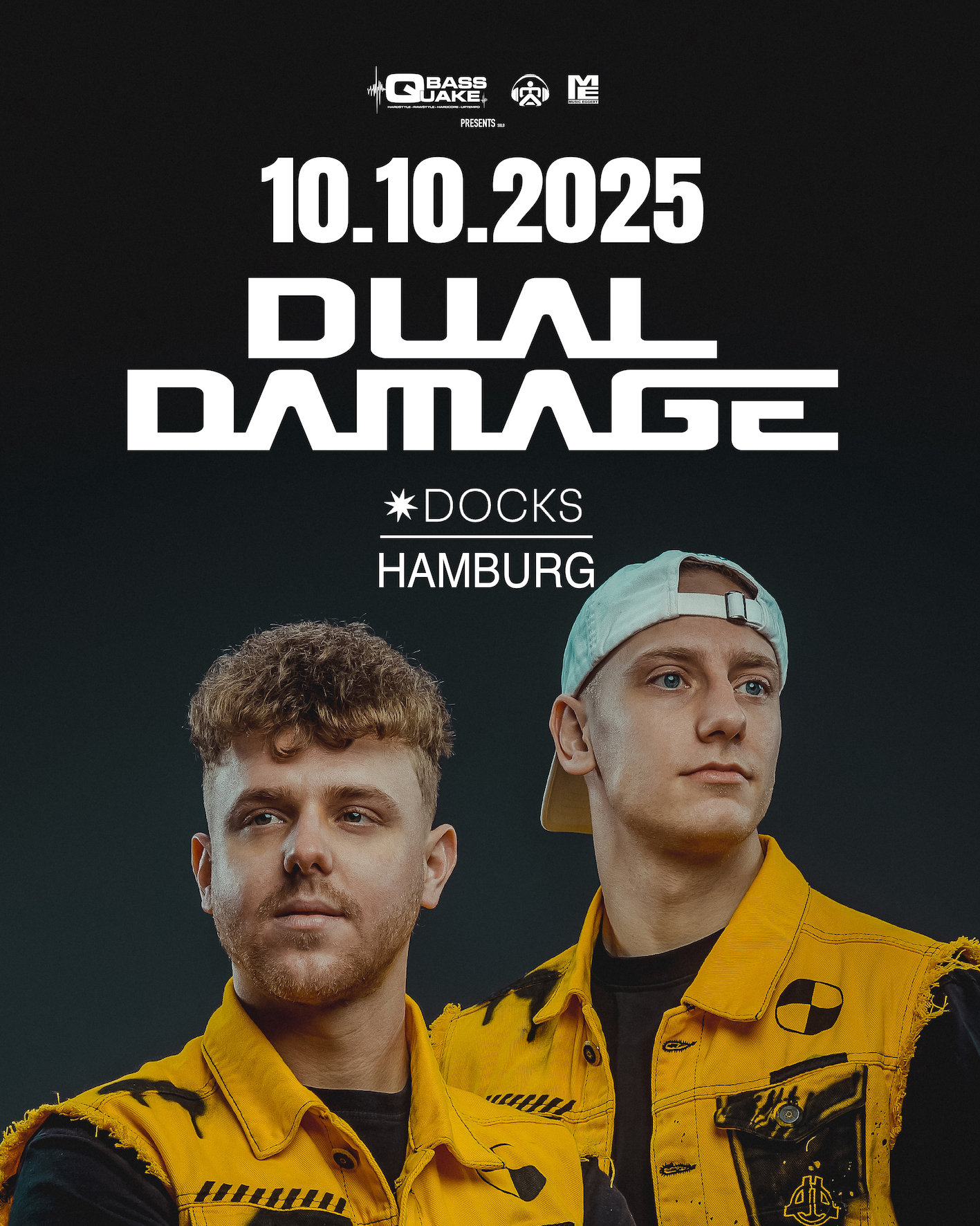 Dual Damage spielt am 10. Oktober 2025 in Hamburg