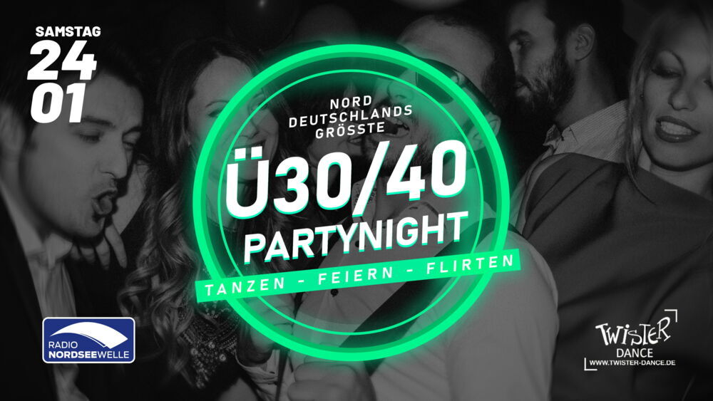 FRIESLANDS GRÖSSTE Ü30 PARTY
