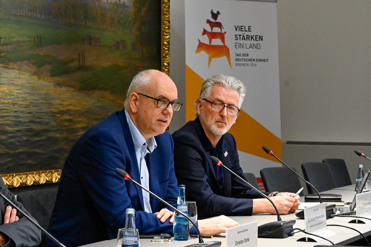 Pressekonferenz zum Tag der Deutschen Einheit mit Thorsten Weis zum Bürgerfest