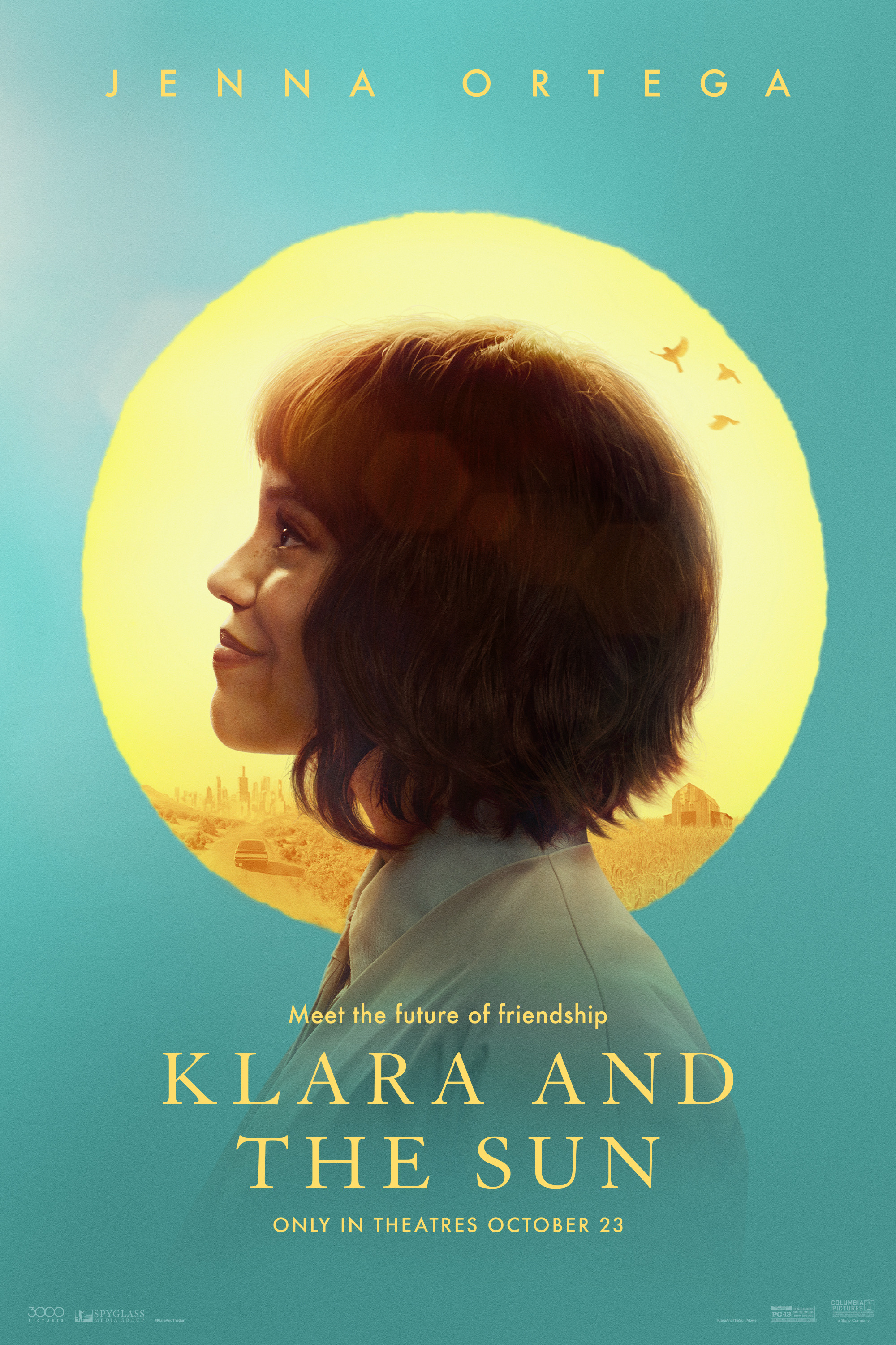 Klara und die Sonne Kinoposter mit Jenna Ortega