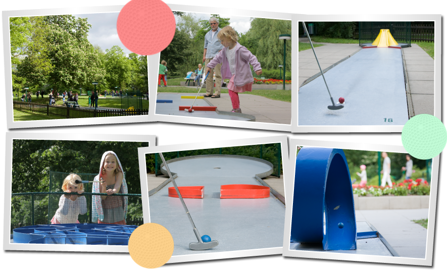 Minigolf im Bürgerpark Bremen: 18 Bahnen am Emmasee
