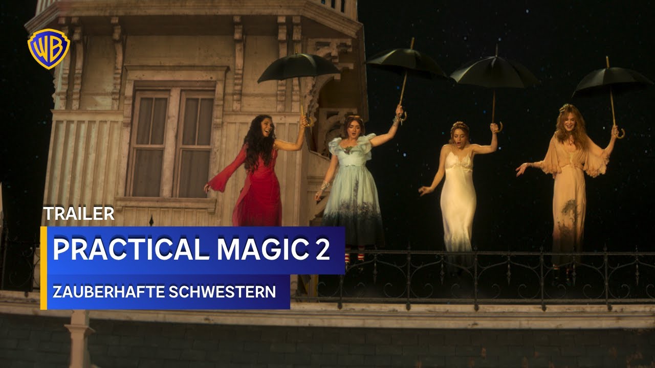 Practical Magic 2 – Zauberhafte Schwestern Szenenbild mit Sandra Bullock und Nicole Kidman im Kino Bremen