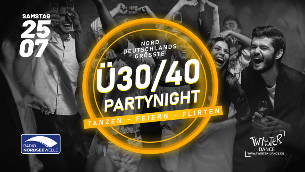 NORDDEUTSCHLANDS GROSSE Ü30/40 PARTYNIGHT