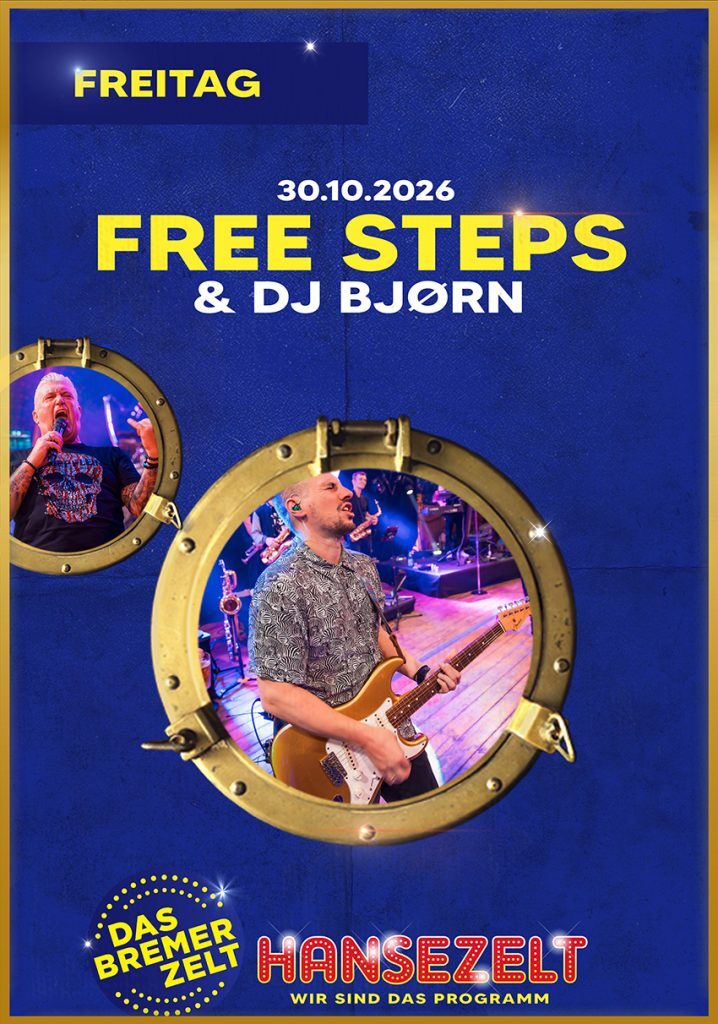HANSE PARTY MIT DJ BJØRN UND DEN FREE STEPS