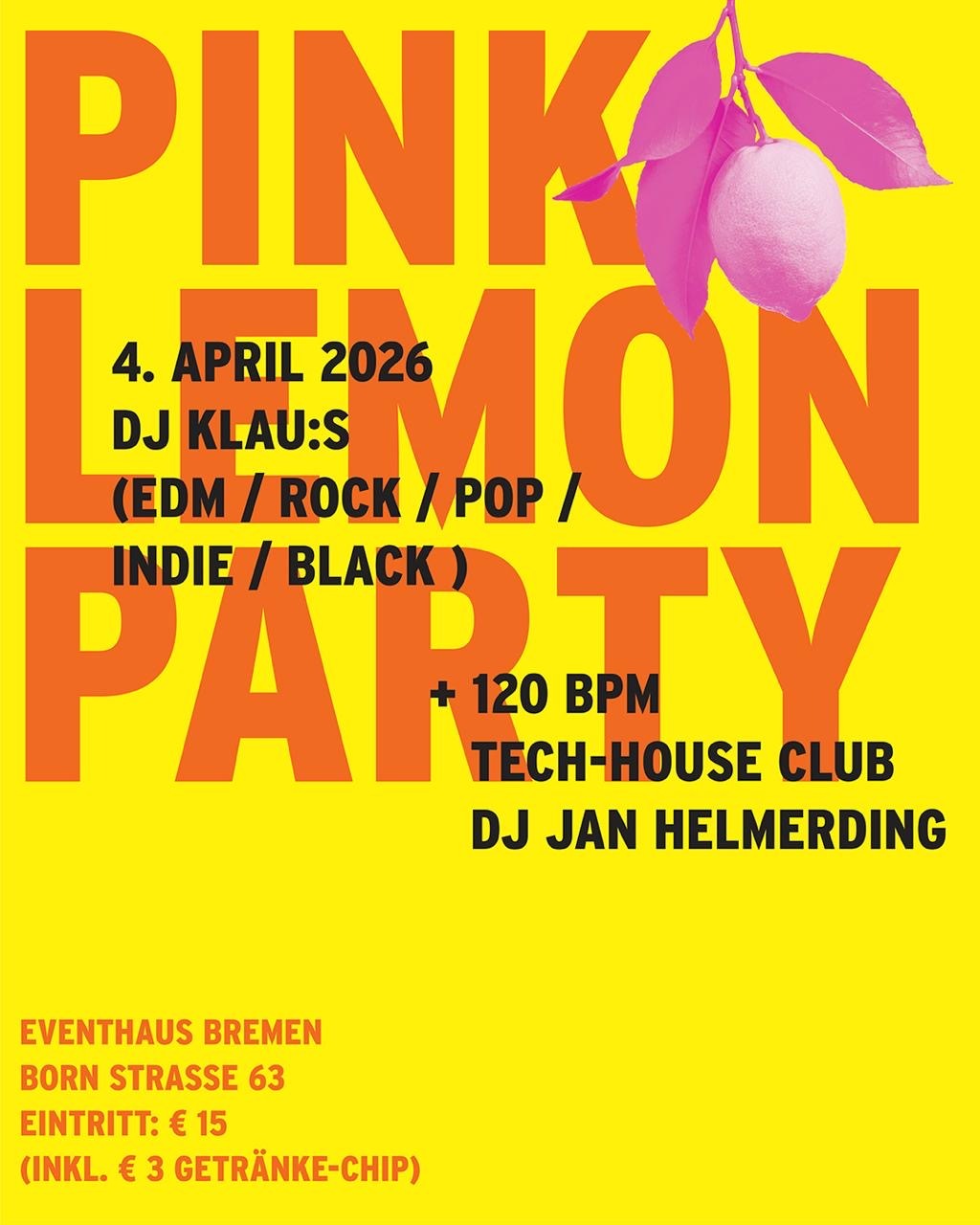 PINK LEMON PARTY Ü30