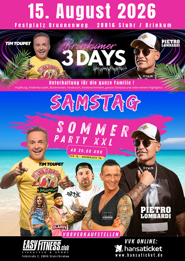 Brinkumer 3Days - Sommerparty XXL
