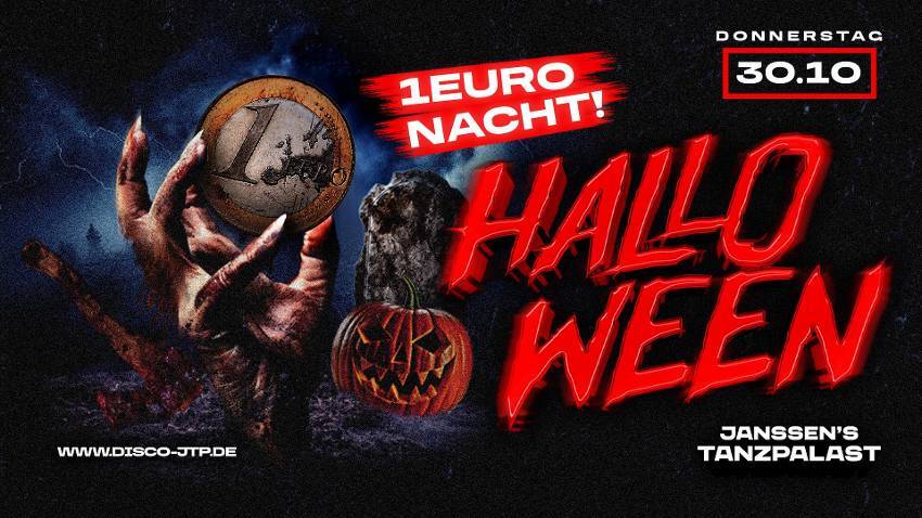 HALLOWEEN EXTRATAG – 1 EURO ABFAHRT