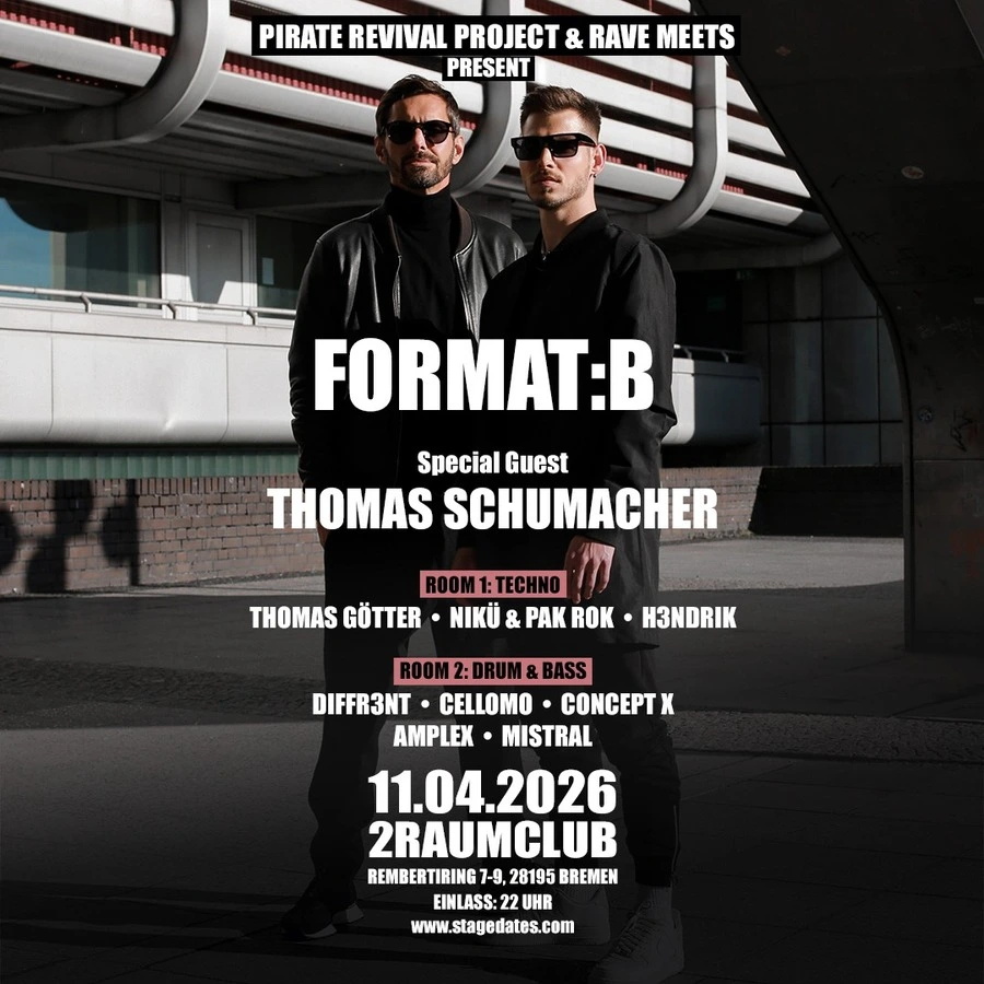 PIRATE REVIVAL PROJECT & RAVE MEETS pres. FORMAT: B