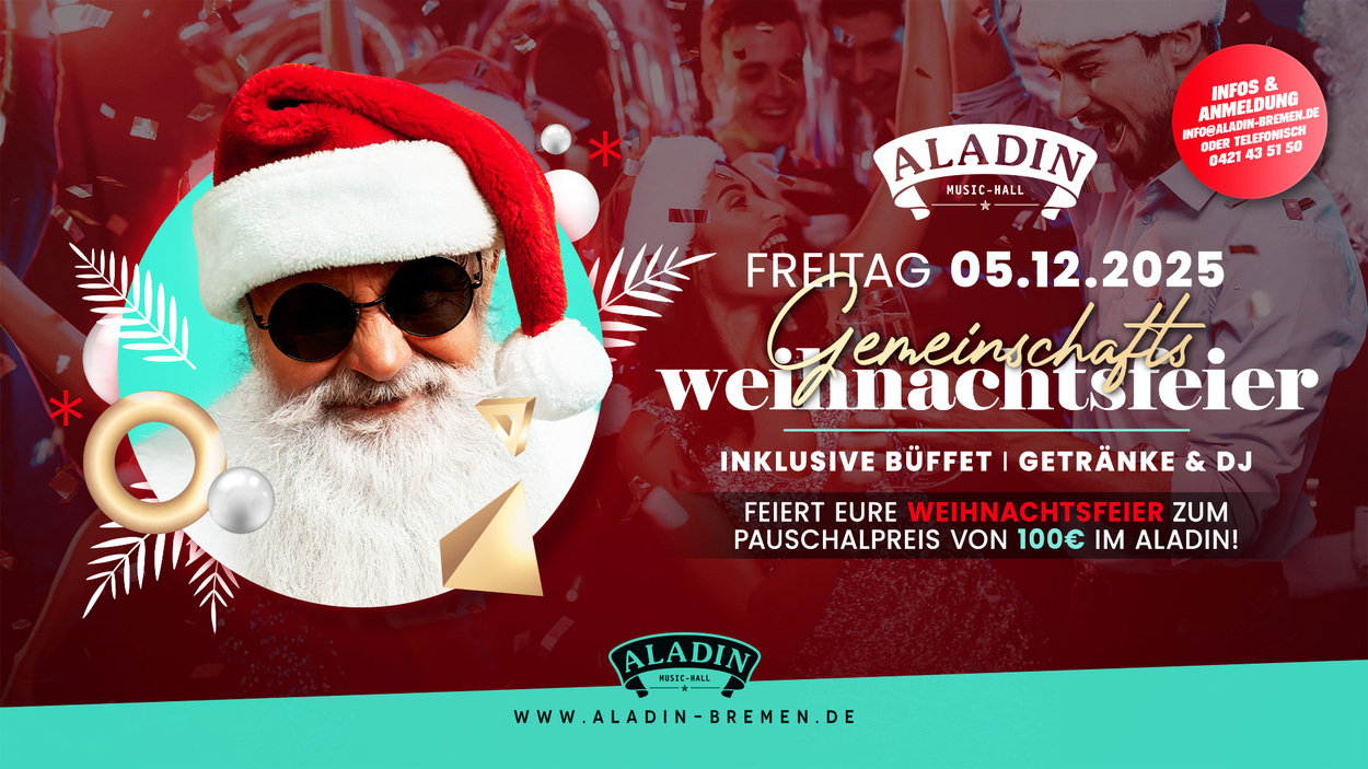 Aladin-Gemeinschafts-Weihnachtsfeier