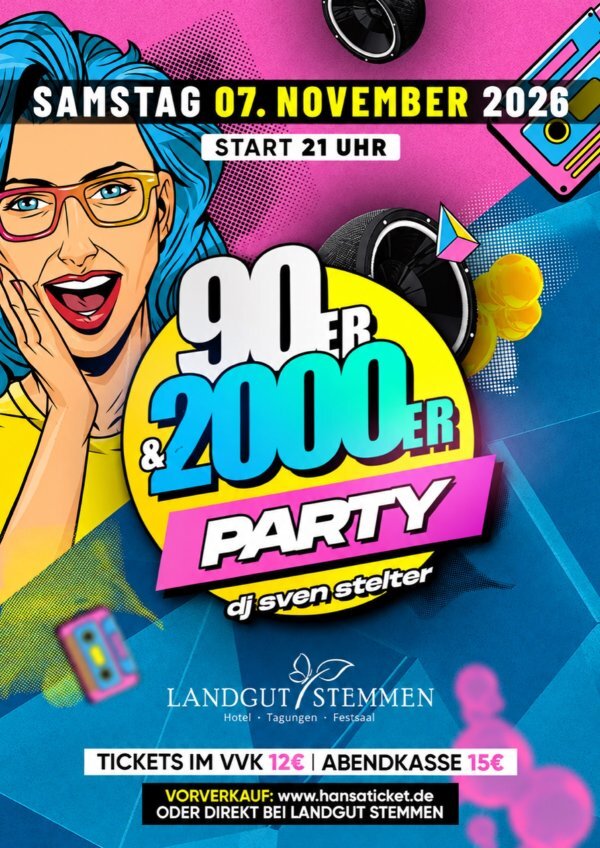90er und 2000er Party