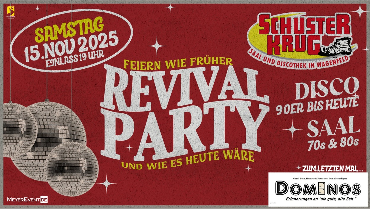 Schusterkrug Revival Party