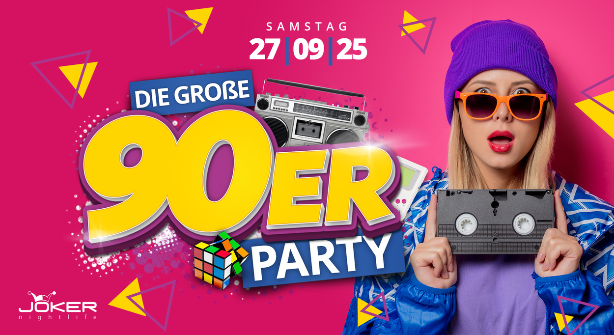 Die große 90er Jahre Party!