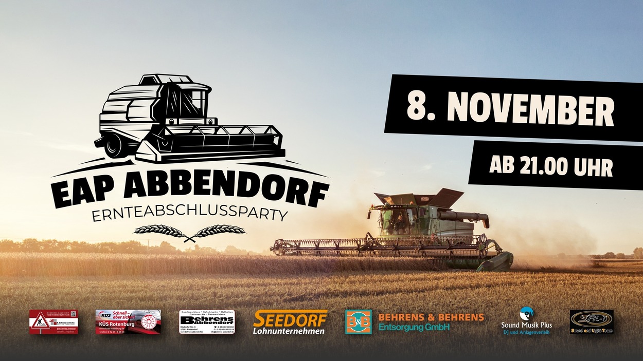 Ernteabschlussparty Abbendorf 2025