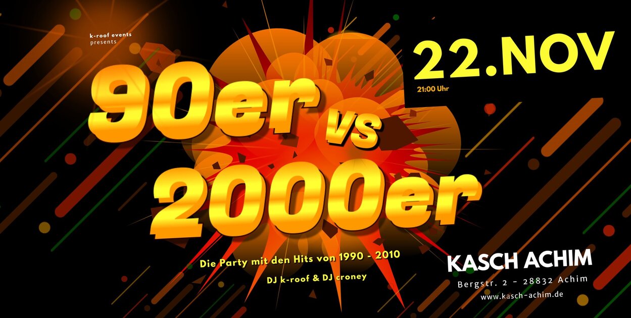 90er vs 2000er Party