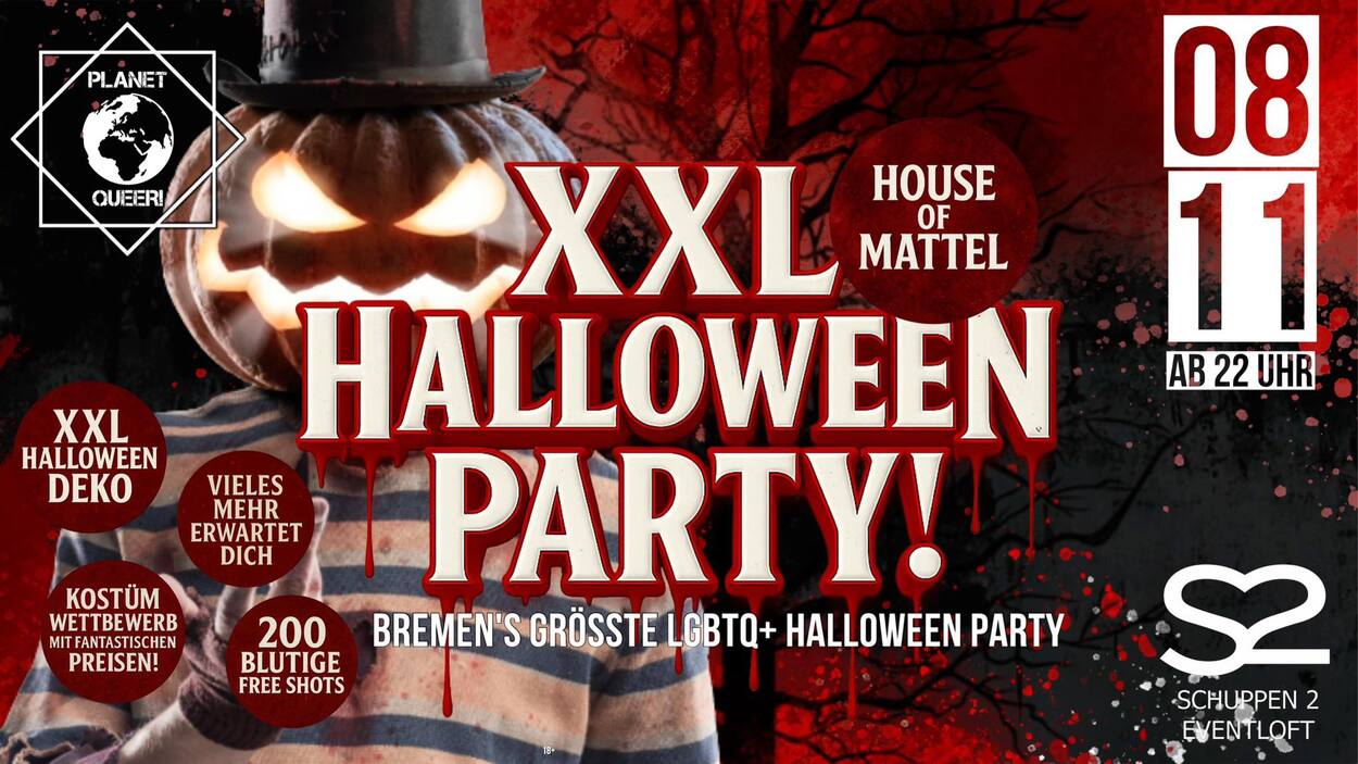 XXL HALLOWEEN PARTY – 7 Jahre PLANET QUEER