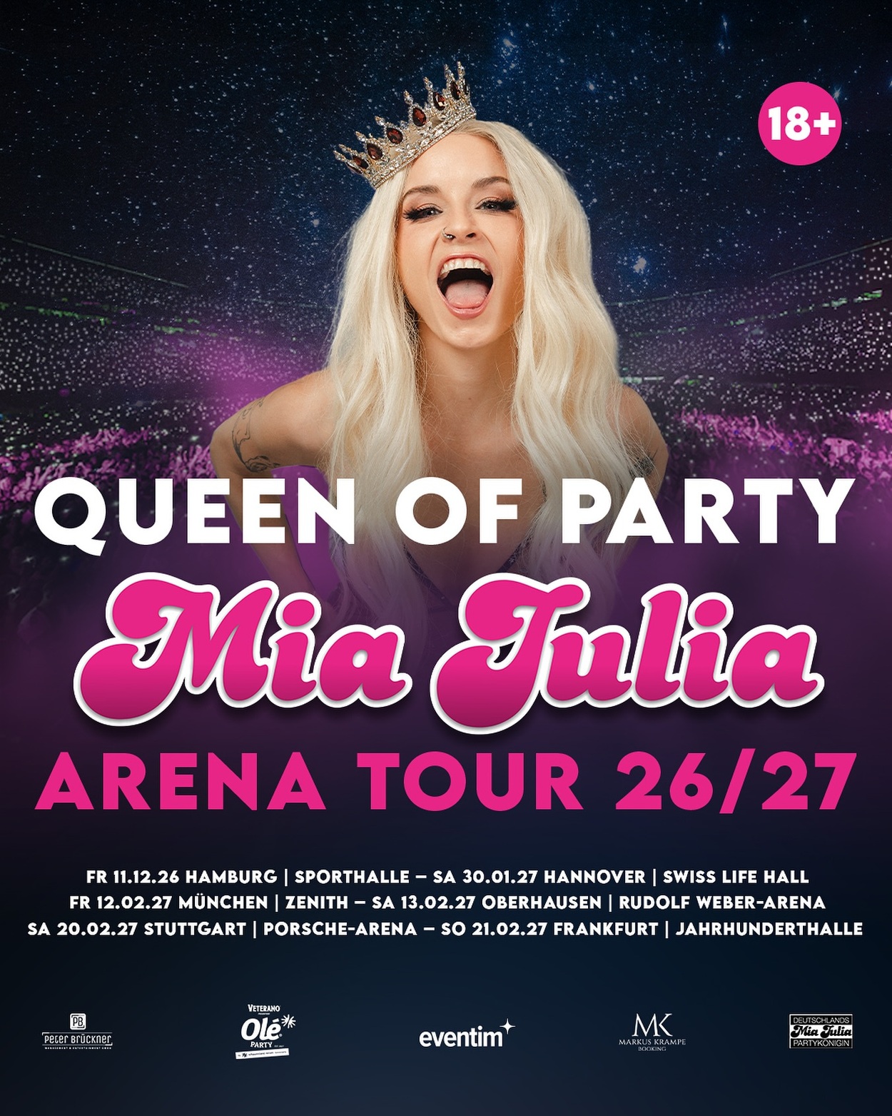 Mia Julia - Queen Of Party - Arena Tour 