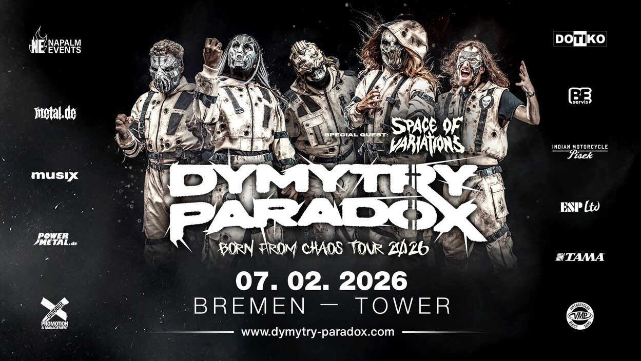 Dymytry Paradox - BORN FROM CHAOS Tour 2026 