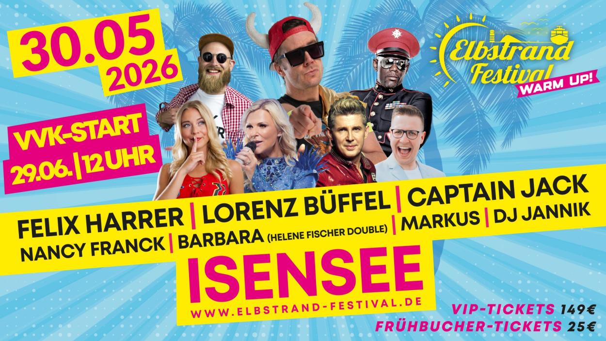 Elbstrand Festival Warm Up Isensee