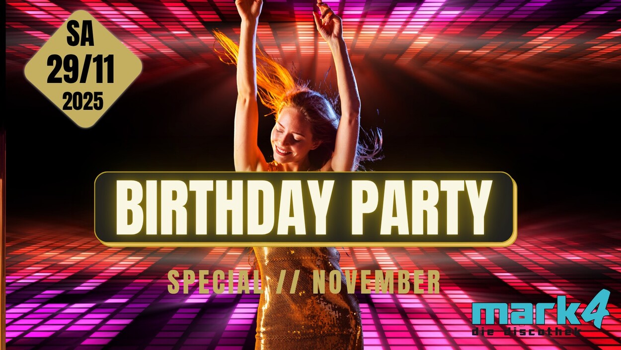 BIRTHDAY PARTY Special November 2025