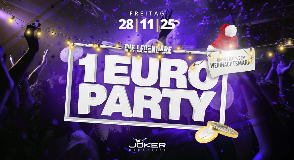 Die legendäre 1€ Party