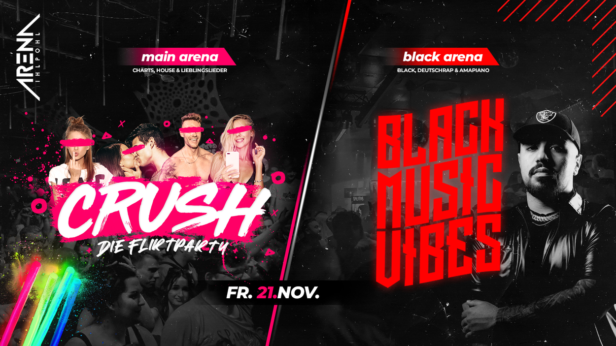 CRUSH – DIE FLIRTPARTY x BLACK MUSIC VIBES