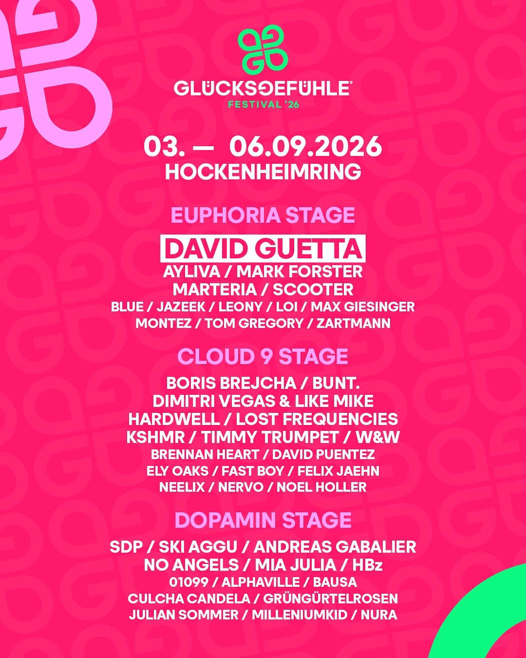 GLÜCKSGEFÜHLE FESTIVAL 2026