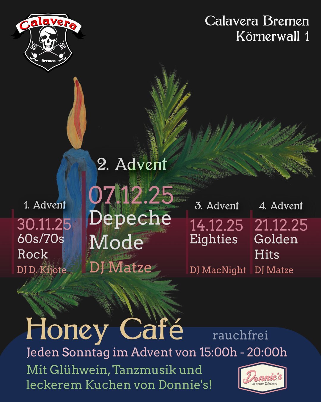 Honey Café - 2. Advent - Depeche Mode mit DJ Matze