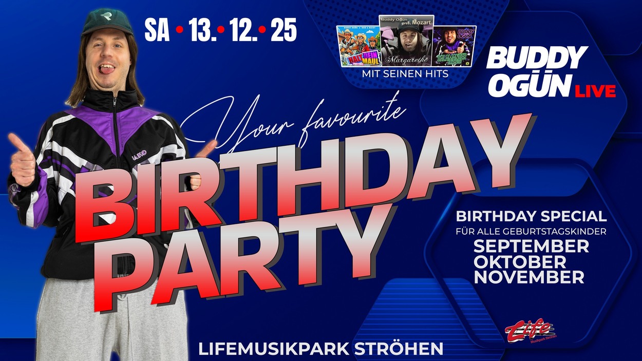 BIRTHDAY PARTY | BUDDY OGÜN live 