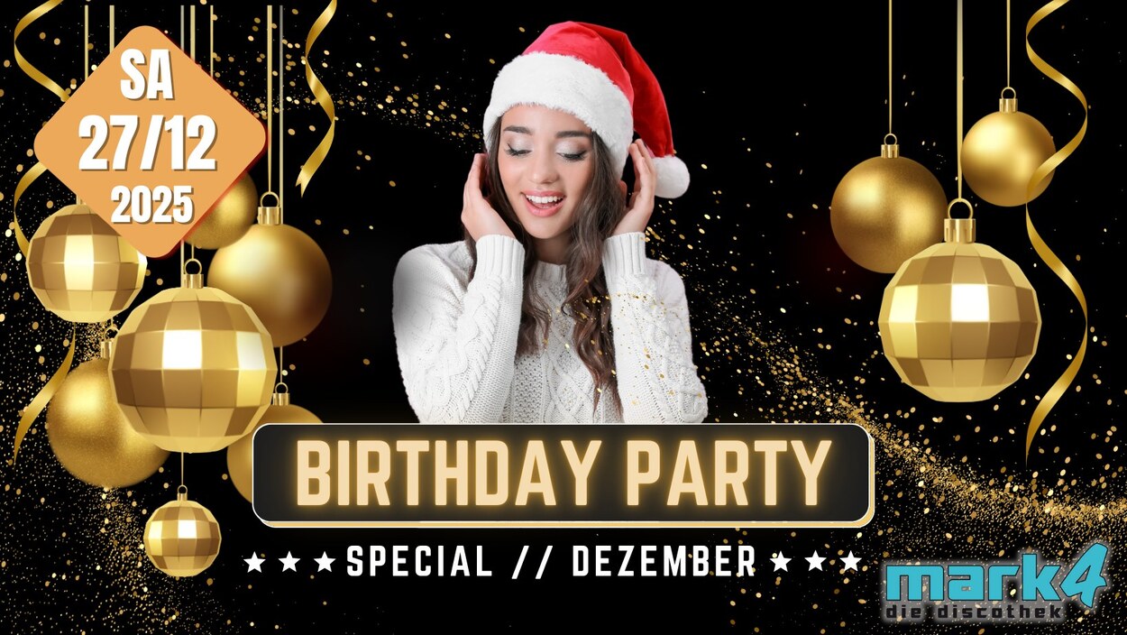BIRTHDAY PARTY Special DEZEMBER 2025