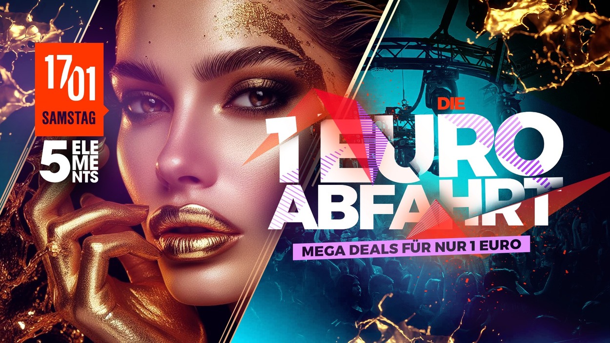 1 EURO ABFAHRT - MEGA DEALS FÜR NUR 1€
