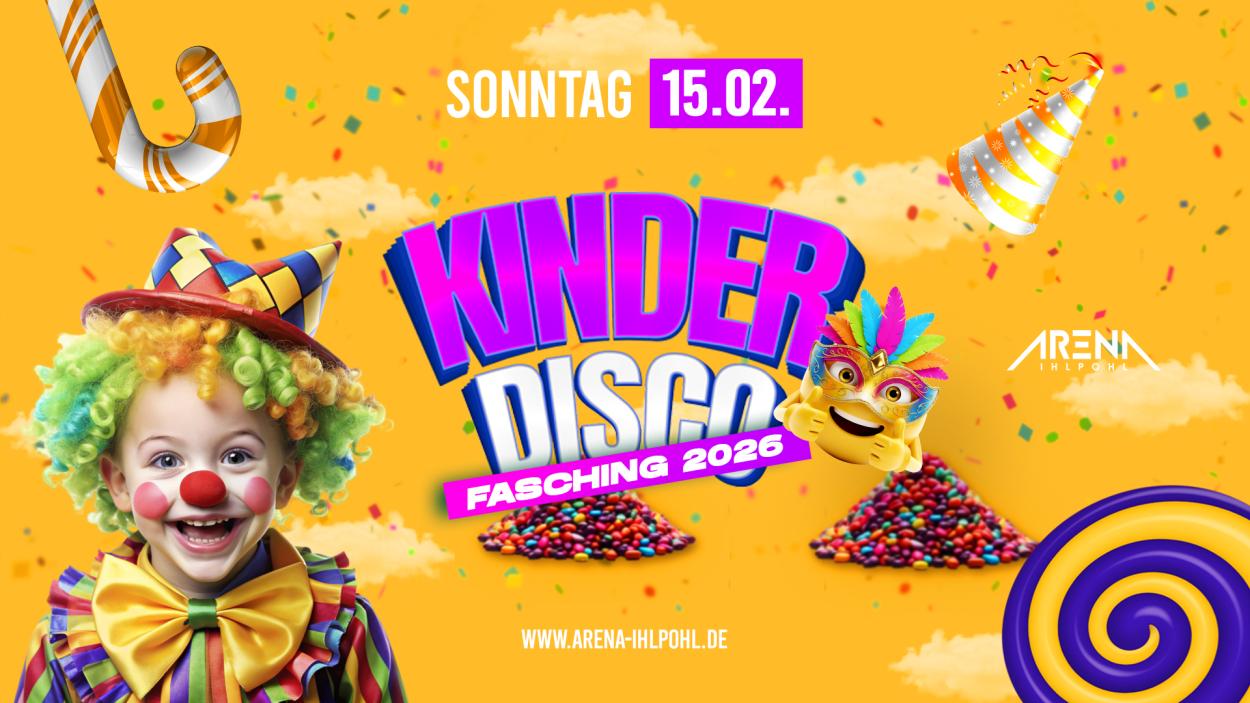 KINDER DISCO – Fasching 2026